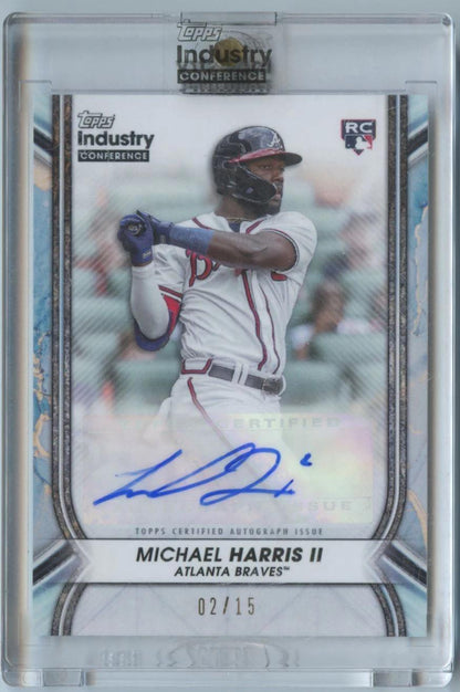 2023 Topps Indusrty Summit Conference Michael Harris II RC Auto /15 Braves