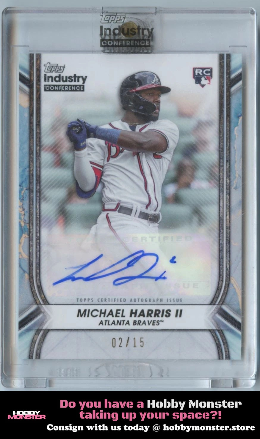 2023 Topps Indusrty Summit Conference Michael Harris II RC Auto /15 Braves