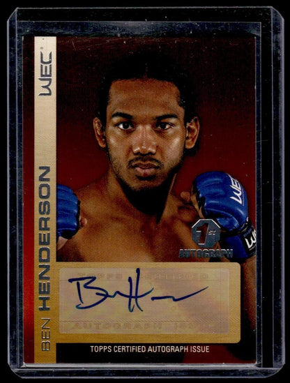 2011 Topps UFC Title Shot Ben Henderson Auto