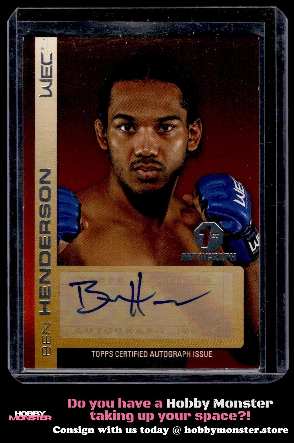 2011 Topps UFC Title Shot Ben Henderson Auto