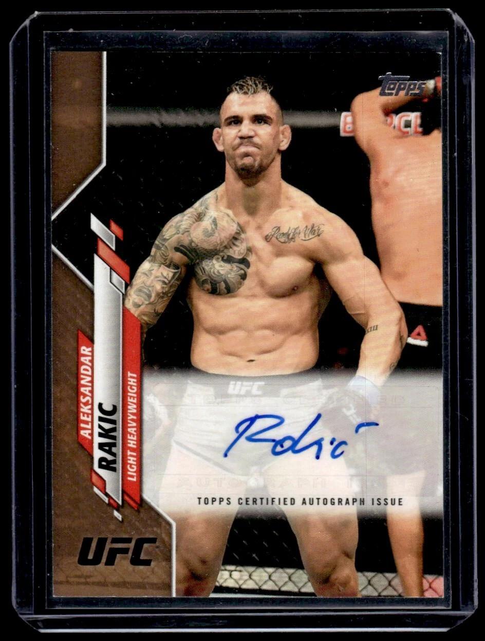 2020 Topps UFC Aleksandar Rakic Auto /25 #UFCA-AR