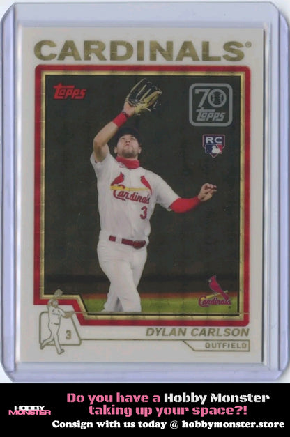 2021 Topps Dylan Carlson 70 Years SuperFractor Rookie RC 1/1 Cardinals