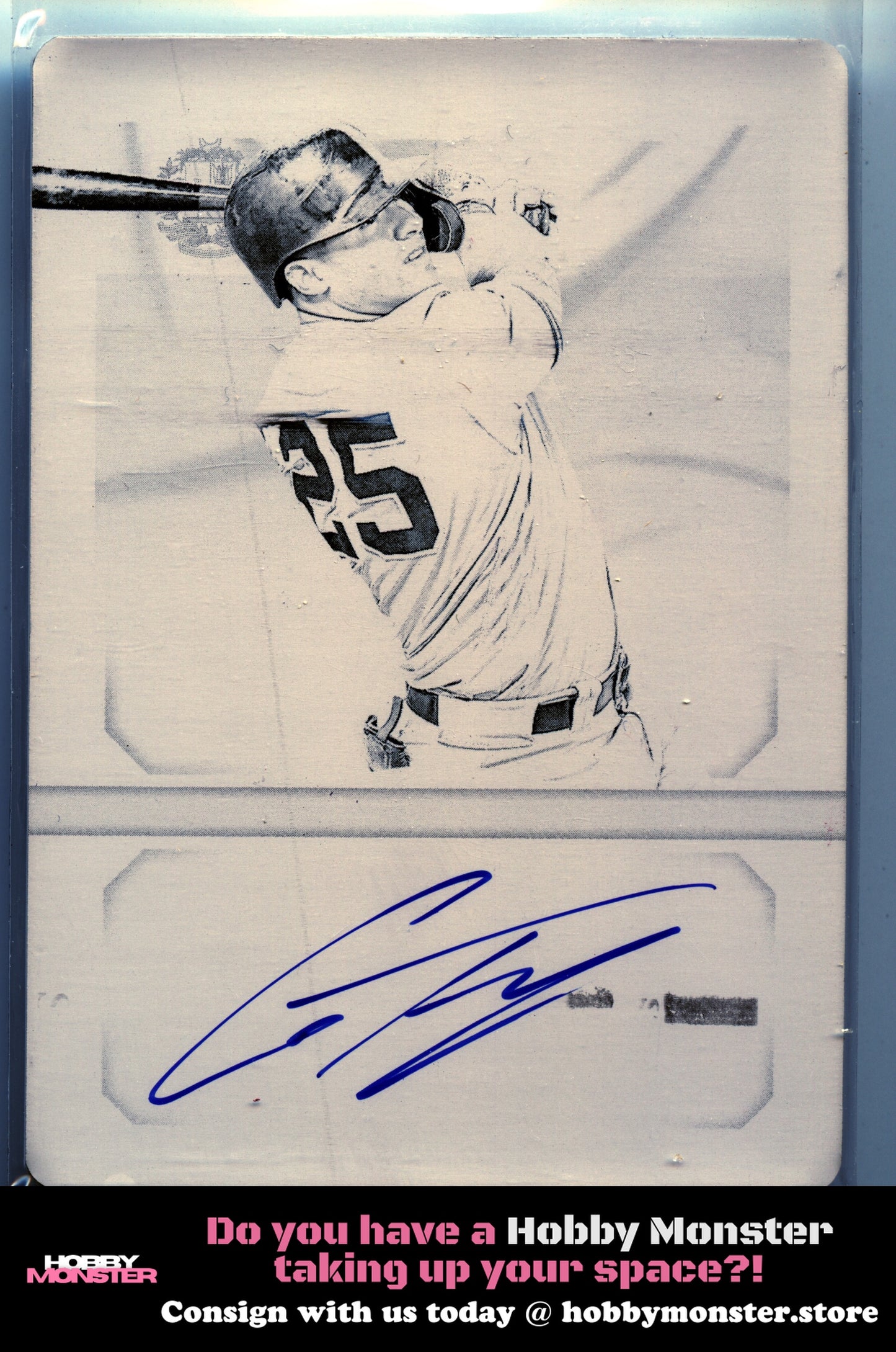 2020 Panini National Treasures Gleyber Torres Printing Plate Black Auto 1/1