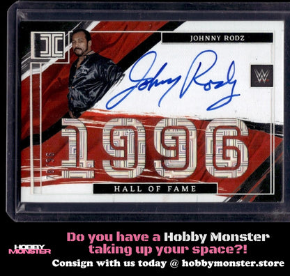 2022 Panini Impeccable WWE Johnny Rodz Hall of Fame Signatures Auto WWE 004