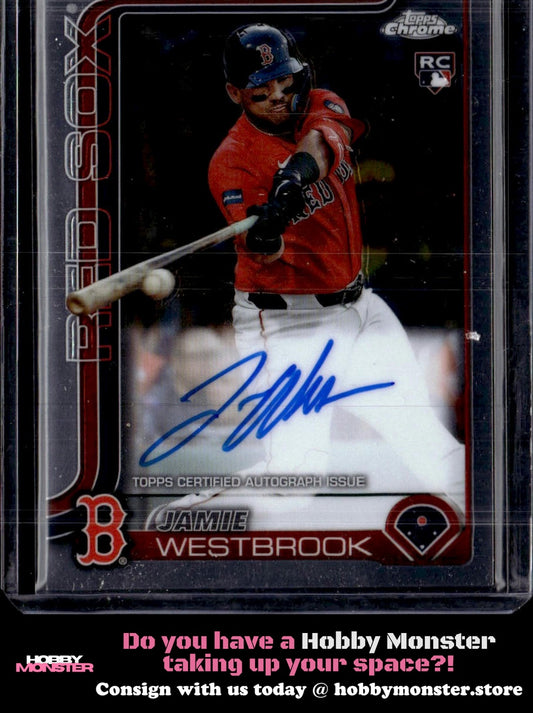 2025 Topps Chrome Update Jamie Westbrook Auto Boston Red Sox