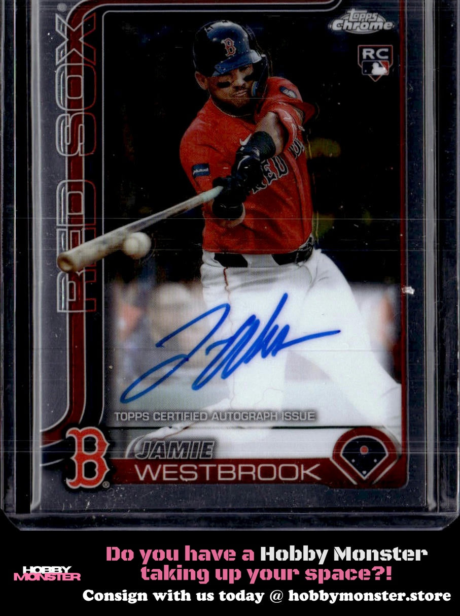 2025 Topps Chrome Update Jamie Westbrook Auto Boston Red Sox
