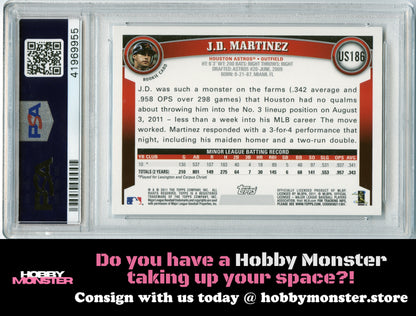 2011 Topps Update J.D. Martinez Rookie Houston Astros PSA 10 002-qr7ui