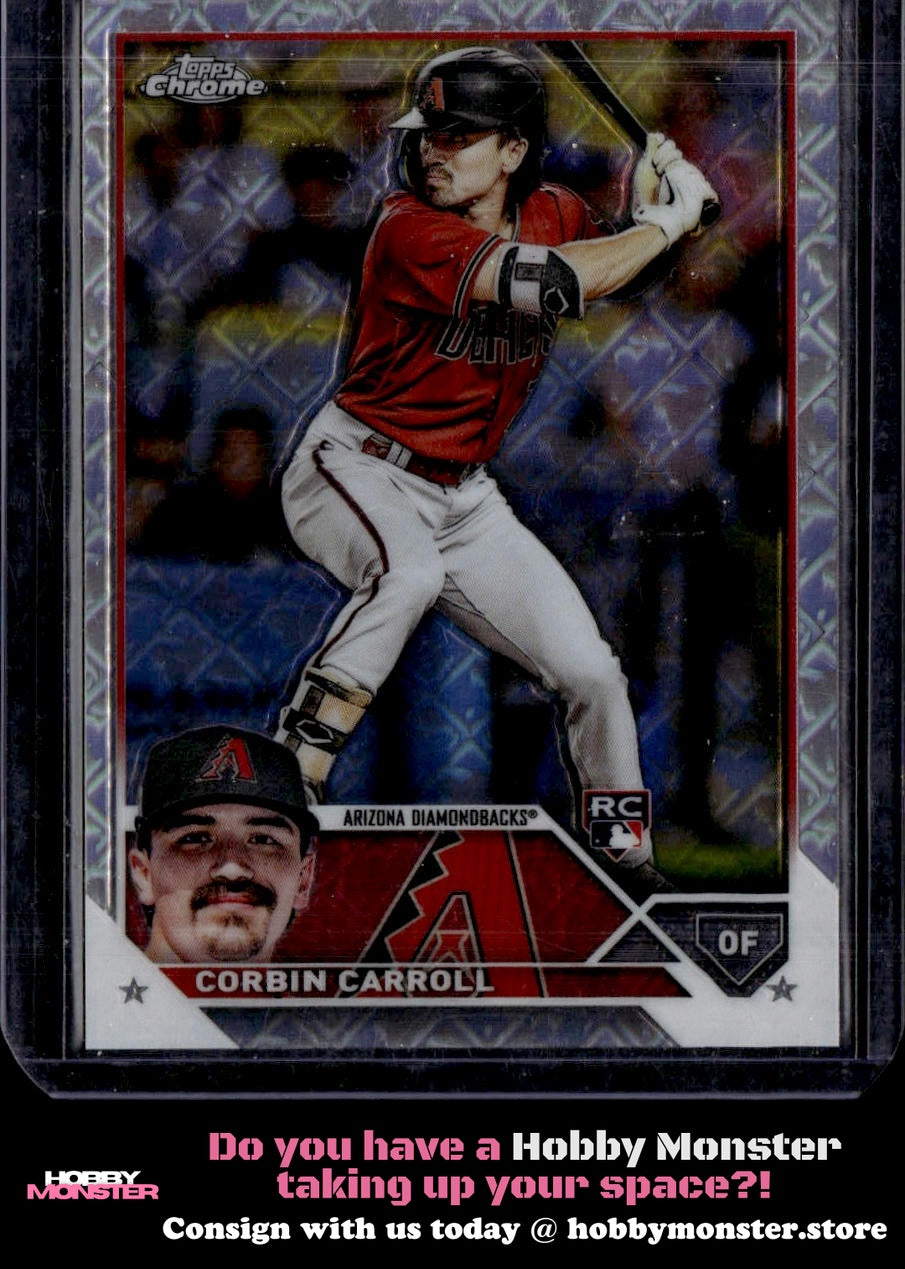 2023 Topps Chrome Logofractor Edition Corbin Carroll Arizona Diamondbacks 002