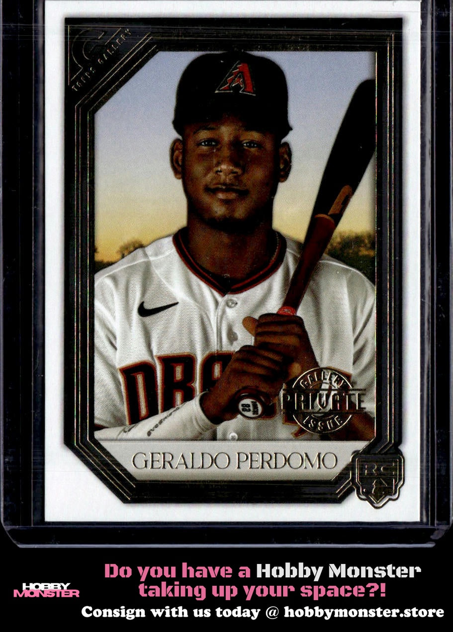 2021 Topps Gallery Geraldo Perdomo Private Issue #/250 Arizona Diamondbacks 002