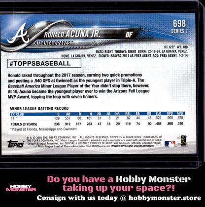 2018 Topps Update Ronald Acuna Jr. Rookie Atlanta Braves 002-r8ofe