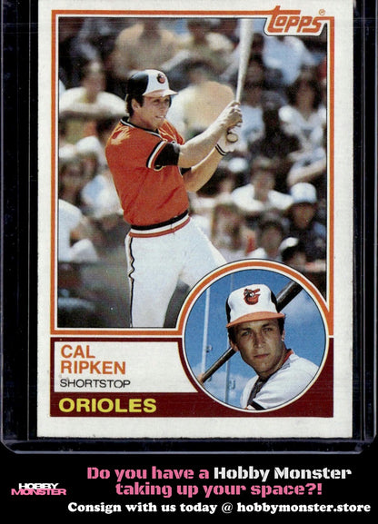 1983 Topps Cal Ripken Baltimore Orioles 002-r8ofn