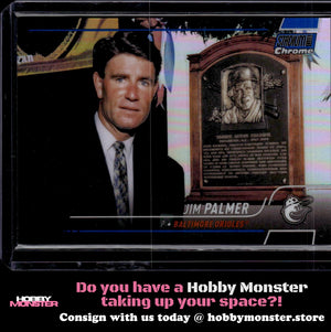 2022 Stadium Club Chrome Jim Palmer Blue Refractor #/199 Baltimore Orioles 002