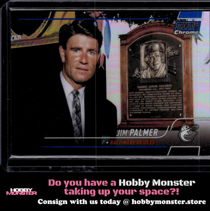 2022 Stadium Club Chrome Jim Palmer Blue Refractor #/199 Baltimore Orioles 002