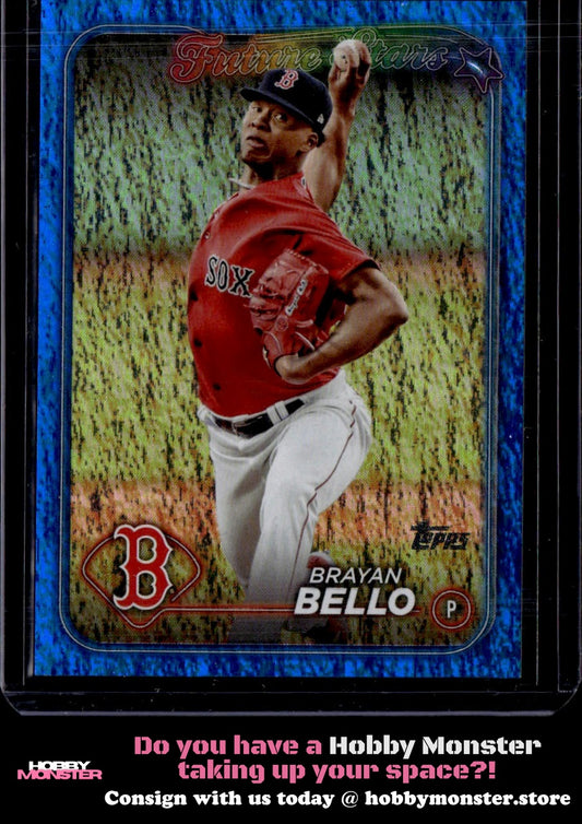 2024 Topps Brayan Bello Blue Holofoil Future Stars #/999 Boston Red Sox
