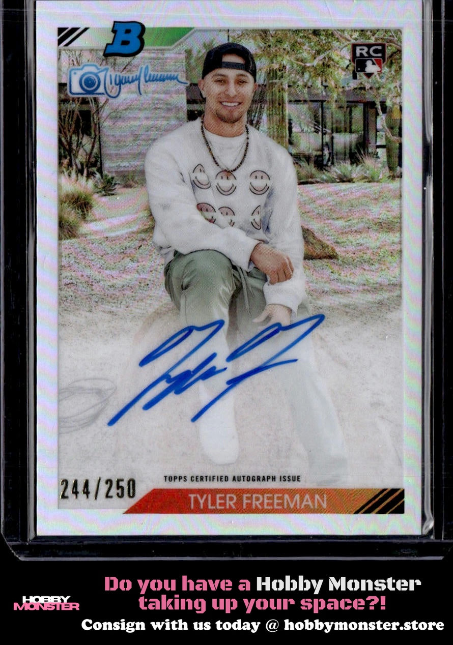 2023 Bowman's Best Tyler Freeman 1992 Randy Johnson Auto #/250 Guardians