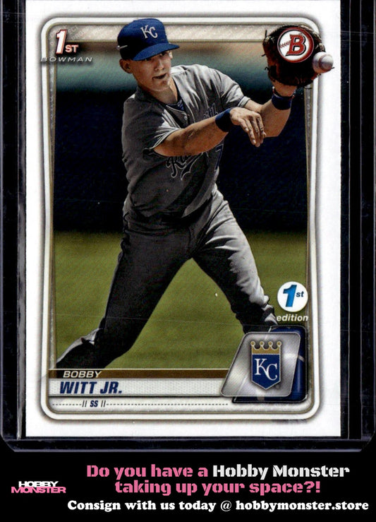 2020 Bowman 1st Edition Bobby Witt Jr. Kansas City Royals 002