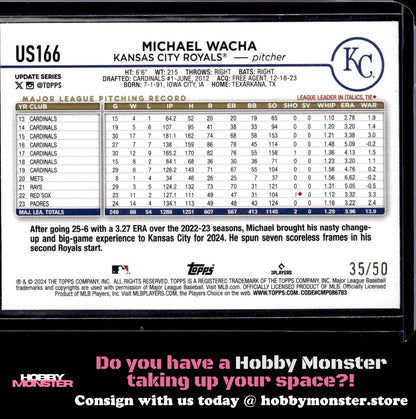 2024 Topps Update Joe Ross Holiday Mummies #/50 Milwaukee Brewers 002