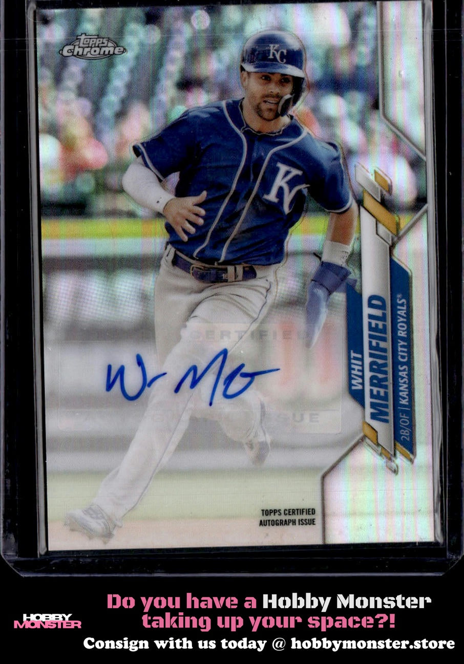 2020 Topps Chrome Update Whit Merrifield Autographs Auto Kansas City Royals