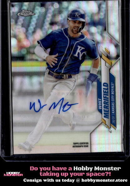 2020 Topps Chrome Update Whit Merrifield Autographs Auto Kansas City Royals