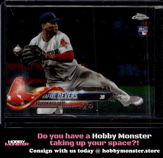 2018 Topps Chrome Update Rafael Devers Rookie Boston Red Sox 002-r8oh1