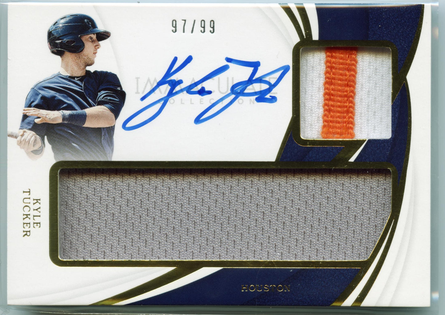 2019 Panini Immaculate Kyle Tucker Relic Auto RPA RC Rookie Auto #/99 Dodgers