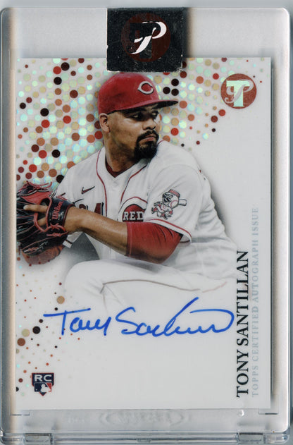 2022 Topps Pristine Tony Santillan Pristine Autographs Auto Cincinnati Reds