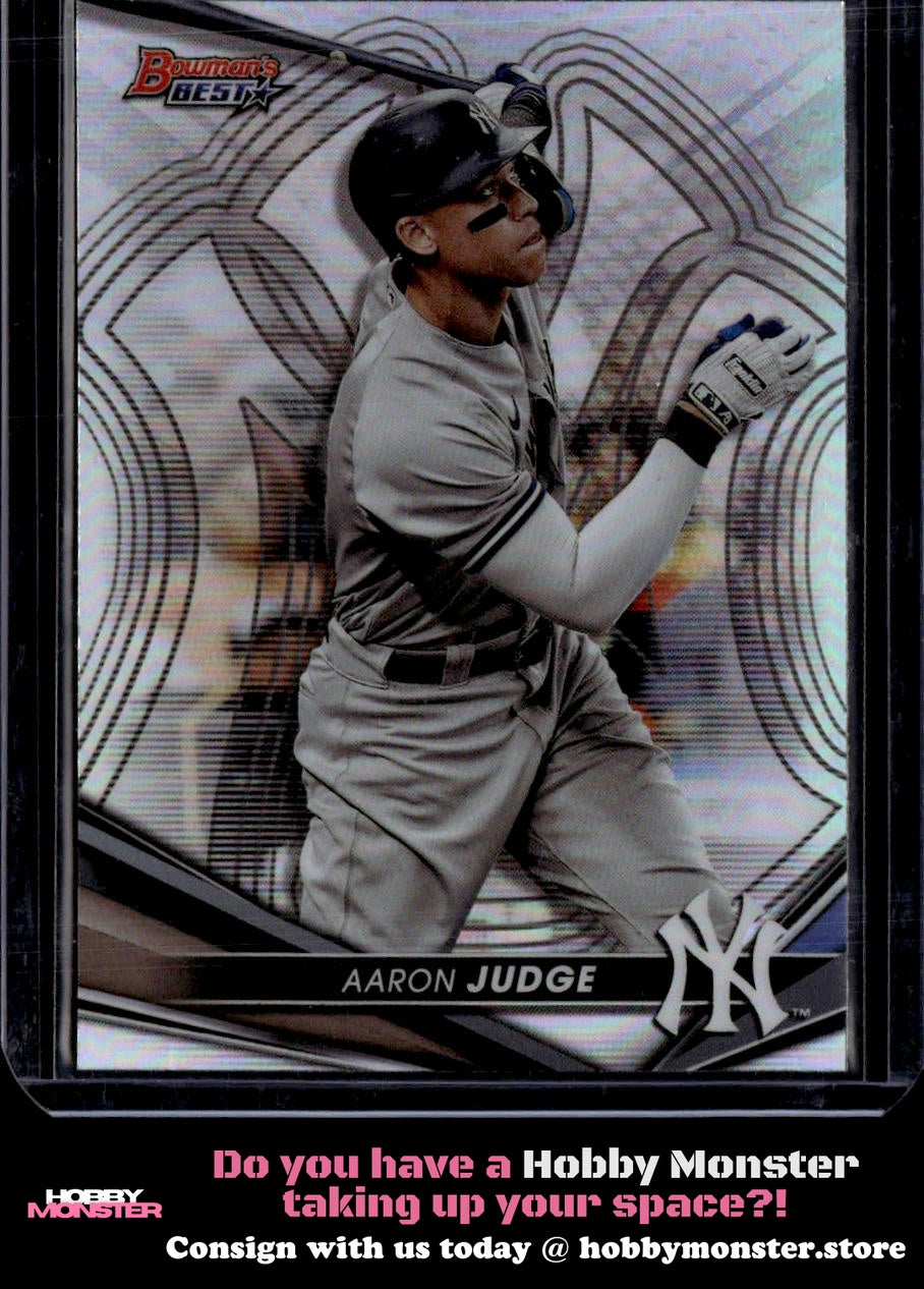 2022 Bowman's Best Aaron Judge Refractor New York Yankees 00H