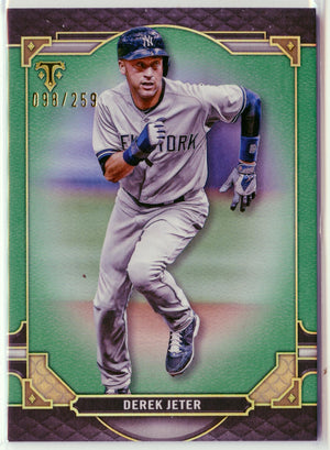2022 Topps Triple Threads Derek Jeter Emerald #/259 New York Yankees 00H-r9uz4