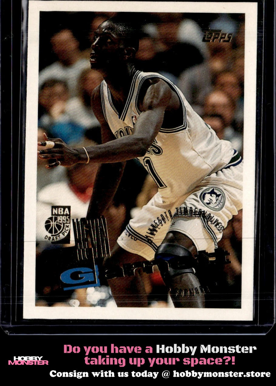 1995-96 Topps Kevin Garnett Rookie Minnesota Timberwolves 00T