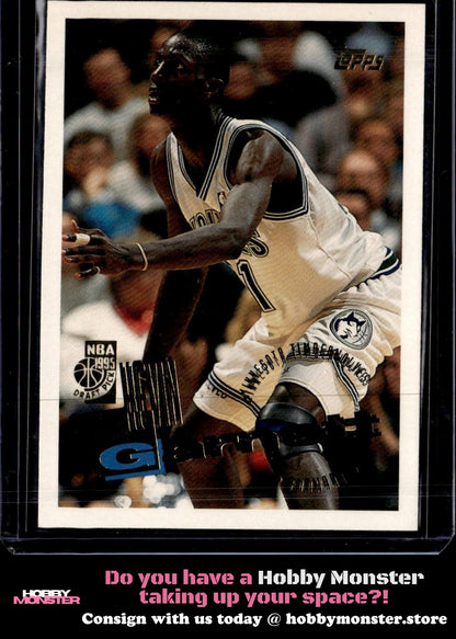 1995-96 Topps Kevin Garnett Rookie Minnesota Timberwolves 00T