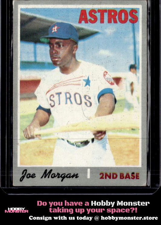 1970 Topps Joe Morgan Houston Astros 00T