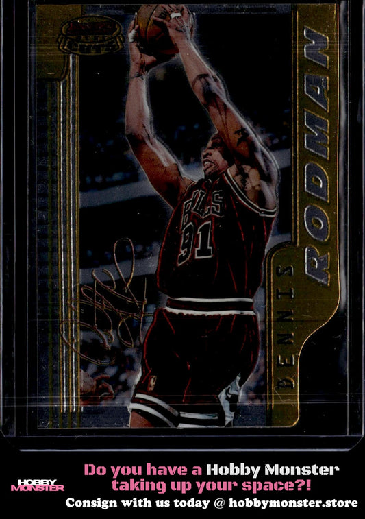 1996-97 Bowman's Best Dennis Rodman Cuts Chicago Bulls 00T