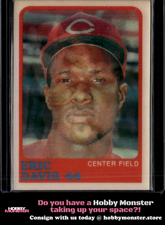 1988 Sportflics Eric Davis Cincinnati Reds 00T