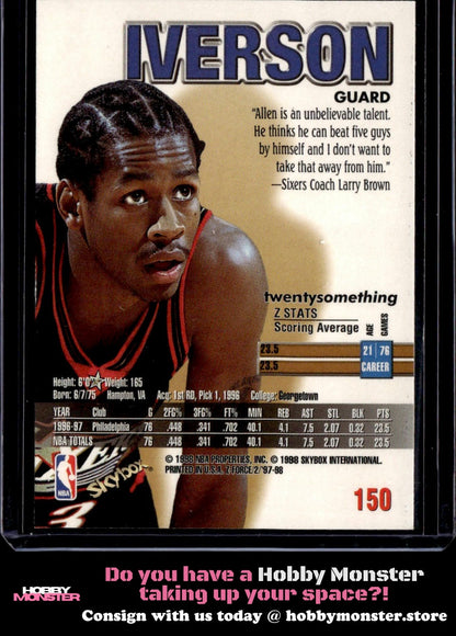 1997-98 SkyBox Z-Force Allen Iverson Philadelphia 76ers 00T-s7zqd