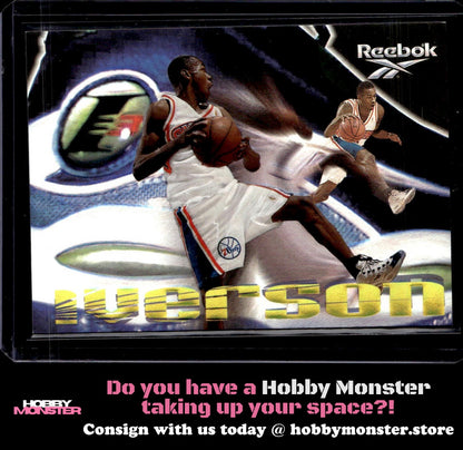 1997-98 SkyBox Premium Allen Iverson Reebok Bronze Philadelphia 76ers 00T-s7zqf