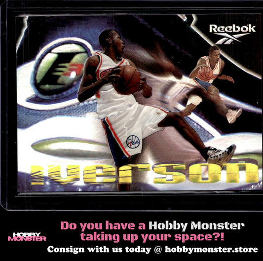 1997-98 SkyBox Premium Allen Iverson Reebok Philadelphia 76ers 00T