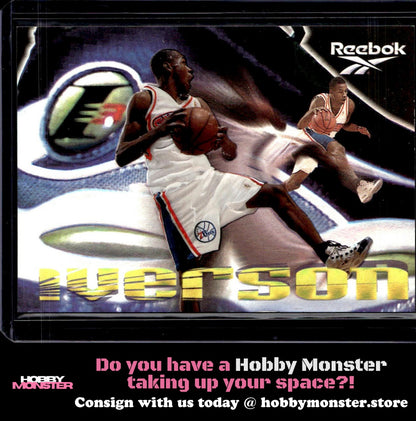 1997-98 SkyBox Premium Allen Iverson Reebok Philadelphia 76ers 00T