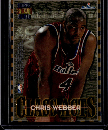 1996-97 Stadium Club Chris Webber / Juwan Howard Class Acts Bullets 00T