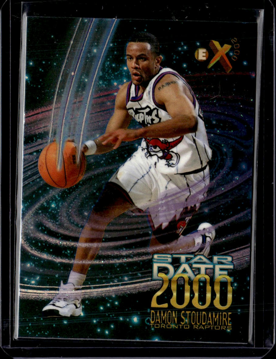 1996-97 E-X2000 Damon Stoudamire Star-Date-2000 Toronto Raptors 00T-s8chl