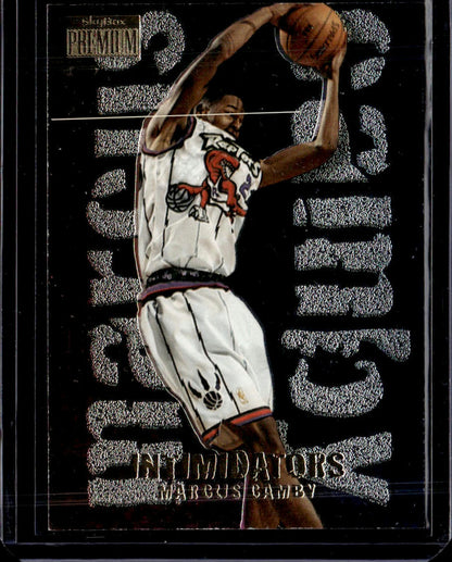 1996-97 SkyBox Premium Marcus Camby Intimidators Toronto Raptors 00T-s8chp