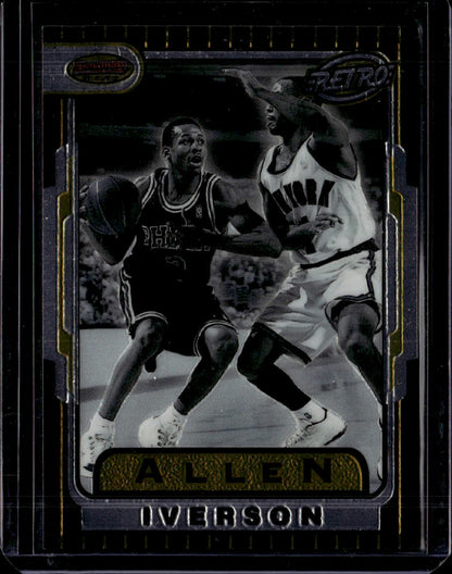 1996-97 Bowman's Best Allen Iverson Philadelphia 76ers 00T