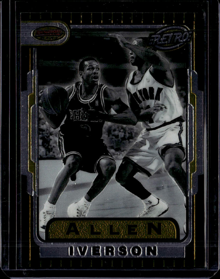 1996-97 Bowman's Best Allen Iverson Philadelphia 76ers 00T