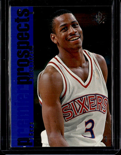 1996-97 SP Allen Iverson Rookie Philadelphia 76ers 00T-s8cir