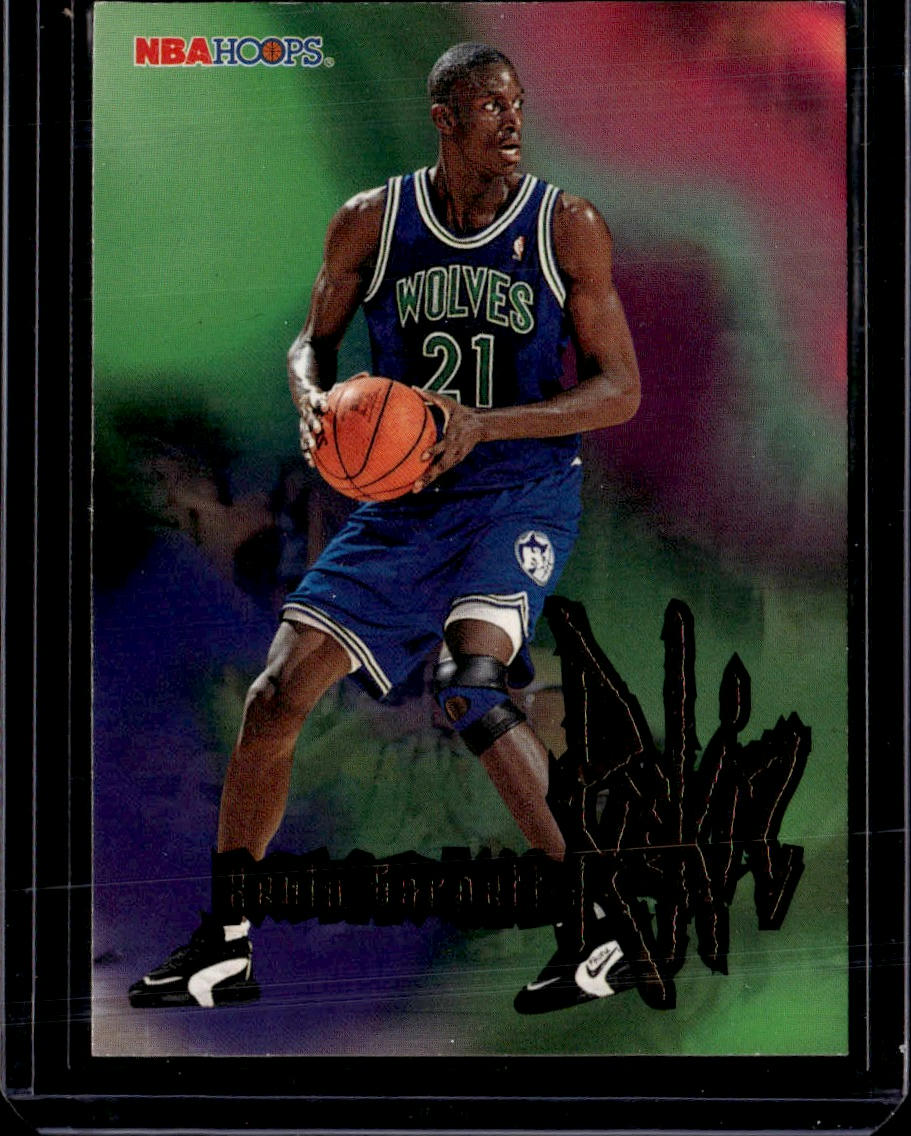 1995-96 Hoops Kevin Garnett Rookie Minnesota Timberwolves 00T-s8cj5