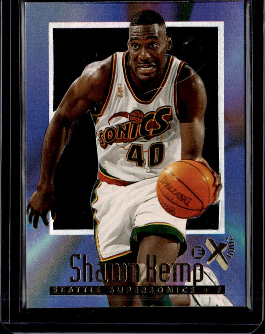 1996-97 E-X2000 Shawn Kemp Seattle SuperSonics 00T