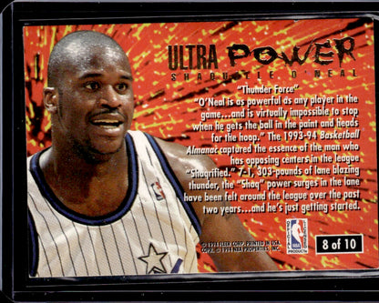 1994-95 Ultra Shaquille O'Neal Ultra Power Orlando Magic 00T-s8ck7