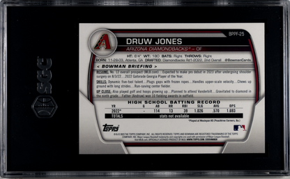 2023 Bowman 1st Edition Druw Jones Diamondbacks SGC 9.5 001-soyie
