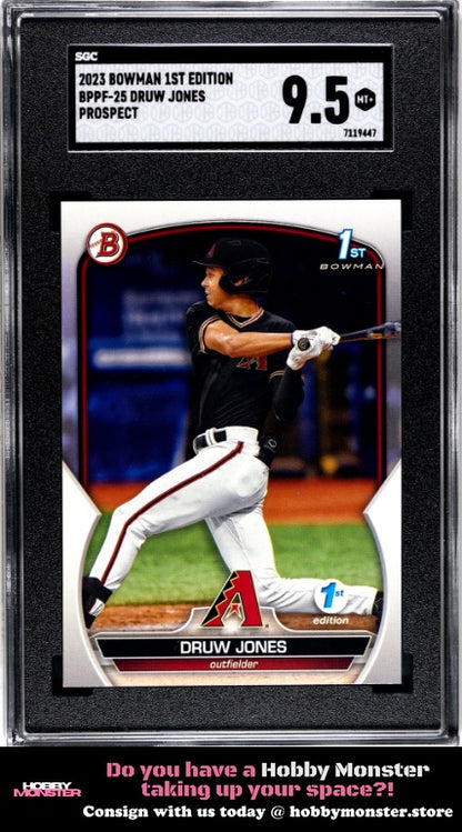 2023 Bowman 1st Edition Druw Jones Diamondbacks SGC 9.5 001-soyie