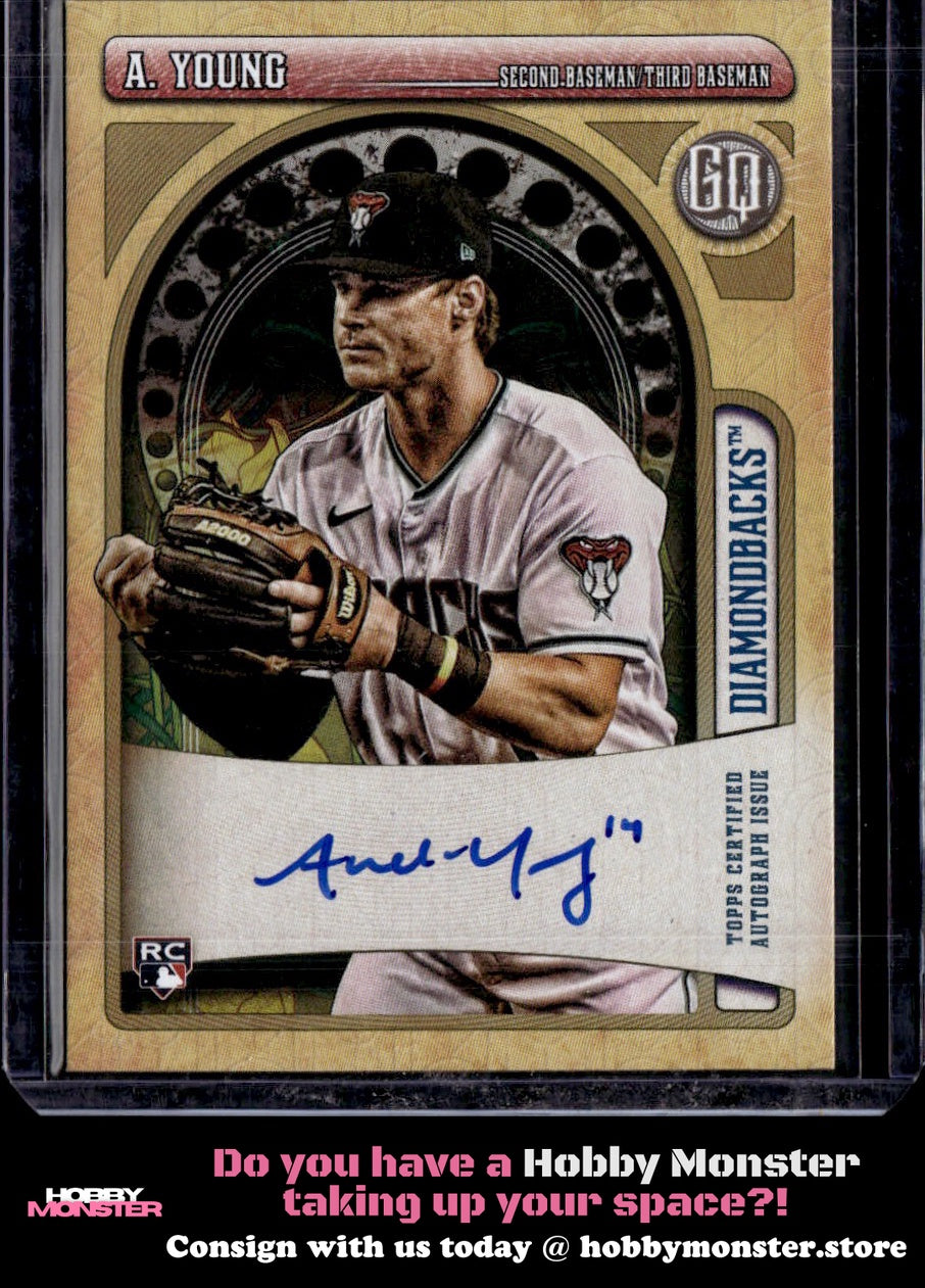 2021 Topps Gypsy Queen Andy Young Autographs Auto Arizona Diamondbacks 001-t2o31