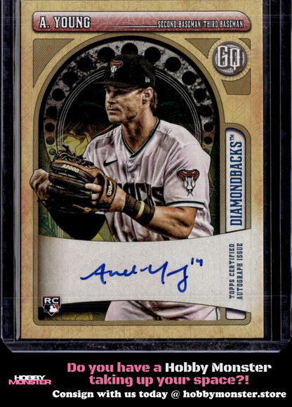 2021 Topps Gypsy Queen Andy Young Autographs Auto Arizona Diamondbacks 001-t2o31